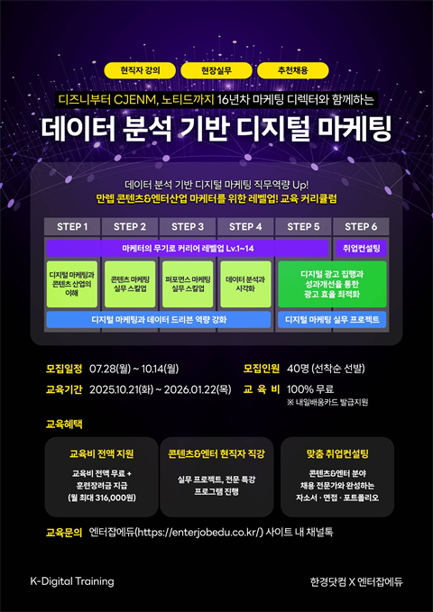 [직업훈련]데이터 분석 기반 디지털 마케팅