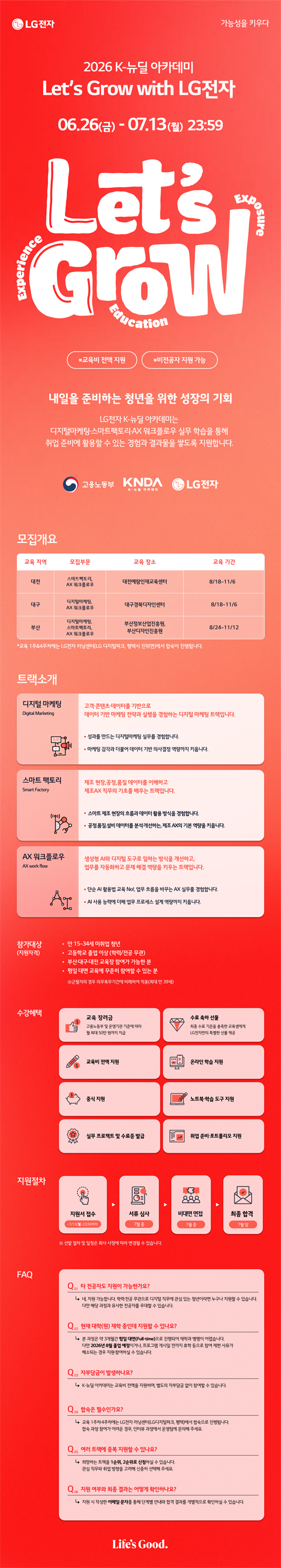 [직업훈련]Let's Grow with LG전자_2026 K-뉴딜 아카데...