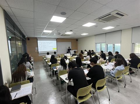 안산대학교 대학일자리플러스센터, 재학생 맞춤형 지원 위한 학과 조교 설명...